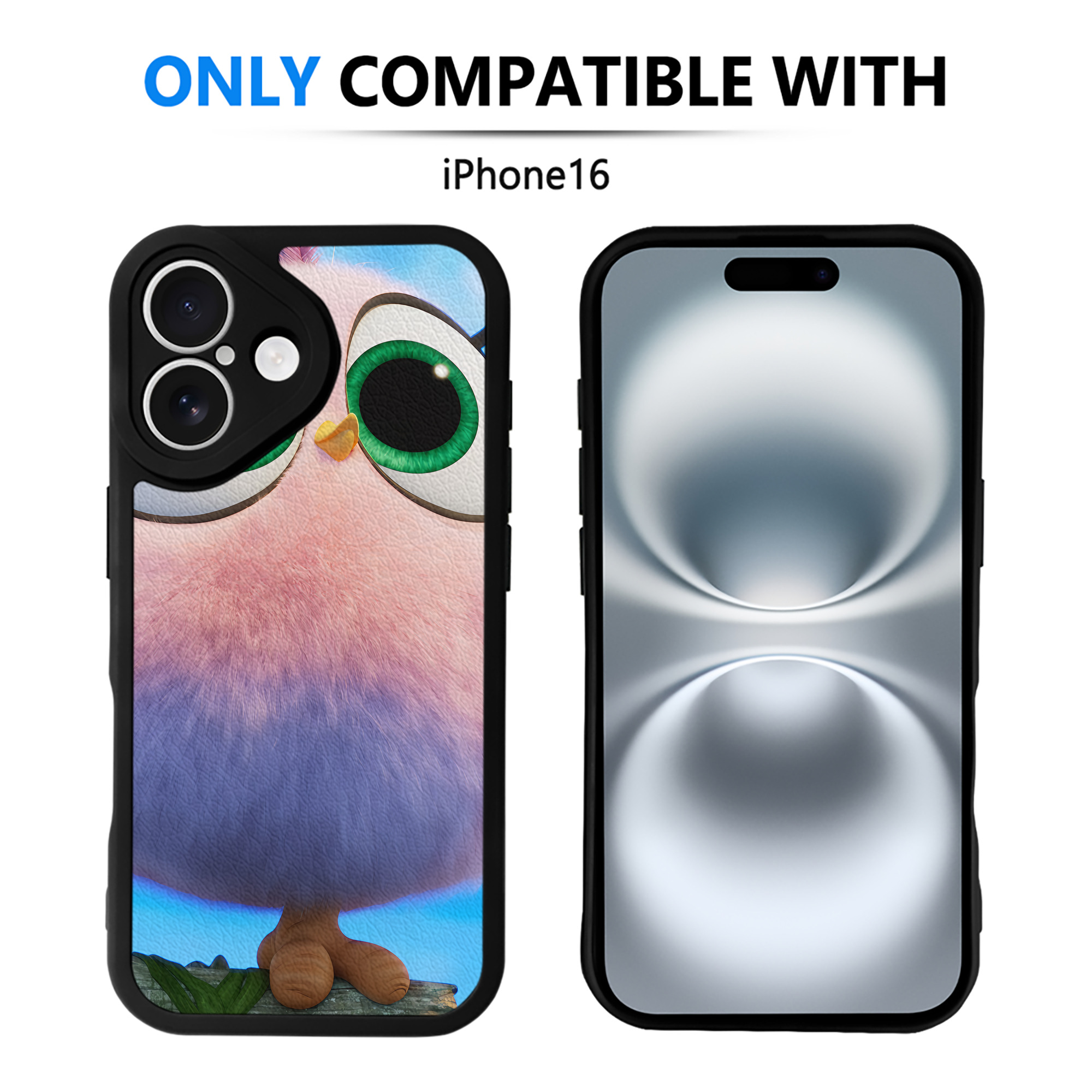 （画像用） Angry Birds アングリーバード 【iPhone 16シリーズ対応】シリコンスマホケース（レザー調） 材質：シリコン